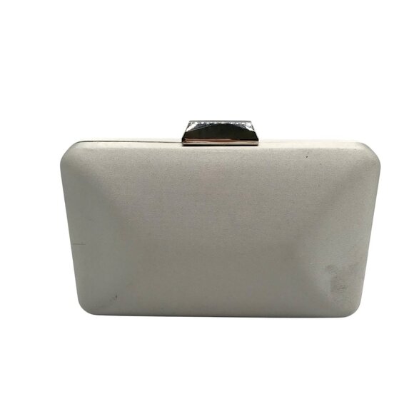 I.N.C. International Concepts Silver Crystal Top Handle Frame Convertible Crossb - Picture 1 of 11